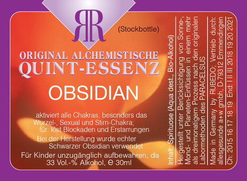 Obsidian, Essenz, 30ml